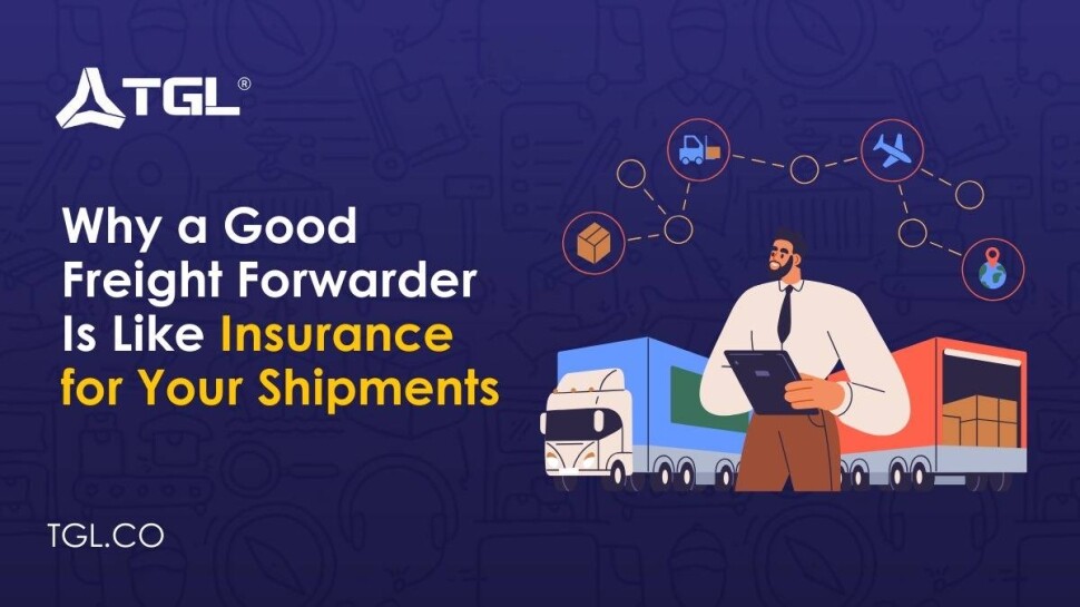 Freight forwarder managing global logistics solutions for safe and timely deliveries